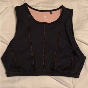 Good American crop top with sports bra